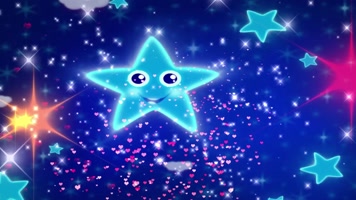 卡通一闪一闪亮晶晶卡通动画儿童节