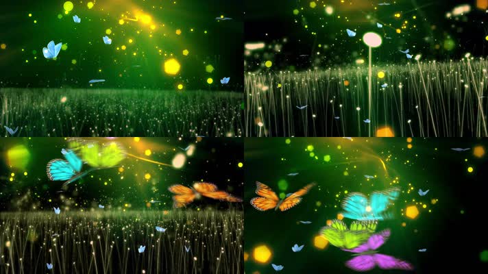 虫儿飞儿童歌曲配乐led背景舞台背景