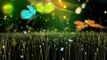 虫儿飞儿童歌曲配乐led背景舞台背景