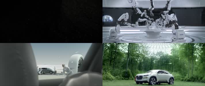未来科技感汽车概念宣传片