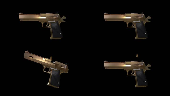 开枪 手枪 枪械  