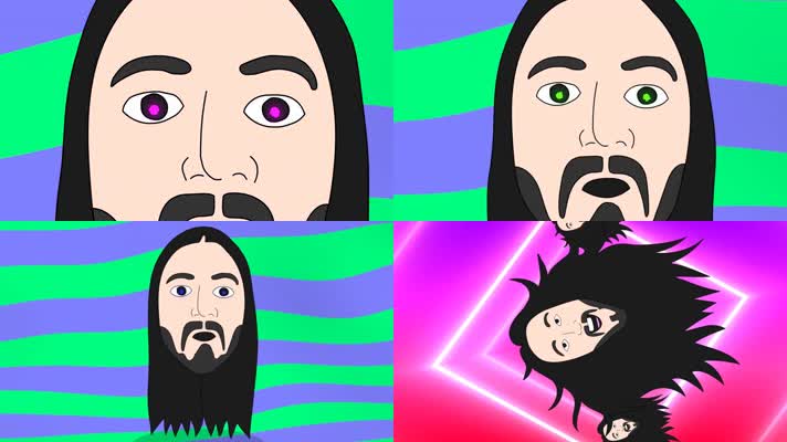 时尚复古酒吧人像说唱