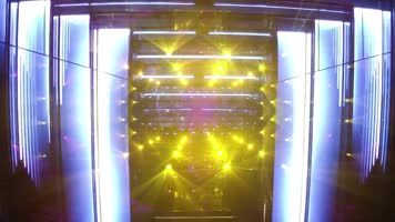 超劲爆光效节奏穿梭几何极品狂野dj灯光秀