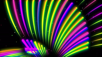 彩虹烟火 变幻 舞台背景  