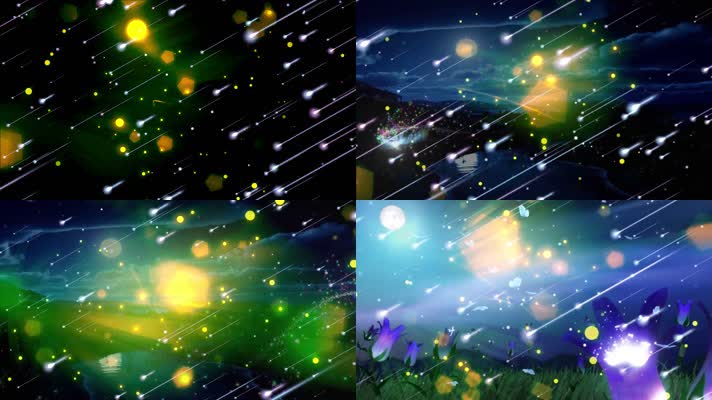 虫儿飞儿歌配乐led背景舞台背景