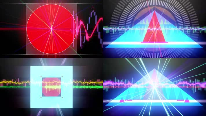 好嗨哟抖音流行歌曲中场音乐晚会舞台背景