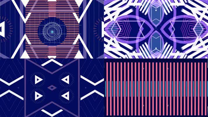 超劲爆光效节奏穿梭几何极品狂野dj图形