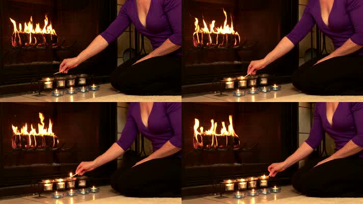  火堆 燃烧 火苗 火堆燃烧 