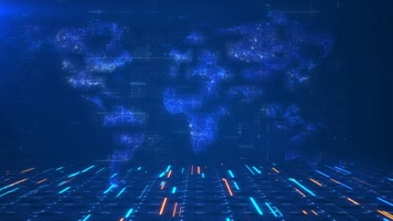 科技空间场景循环背景