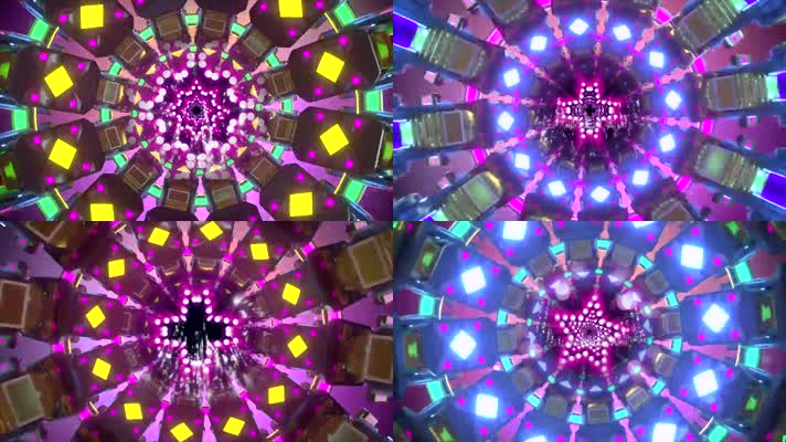 好嗨哟抖音神曲流行歌曲万花筒炫光版