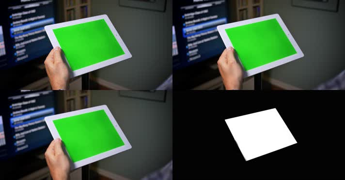 点击平板电脑绿屏 