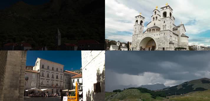 4K黑山共和国自然风景旅游宣传片素材