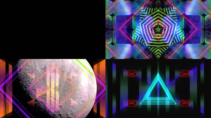 炫酷KTV夜场酒吧VJ晚会舞台led背景