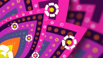 时尚 万花筒 变幻 舞台背景 