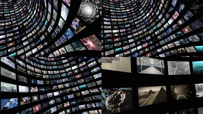 视频媒体墙 led大屏幕 拼接屏 