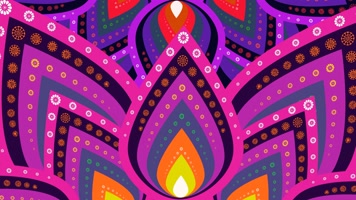 时尚 万花筒 变幻 舞台背景 