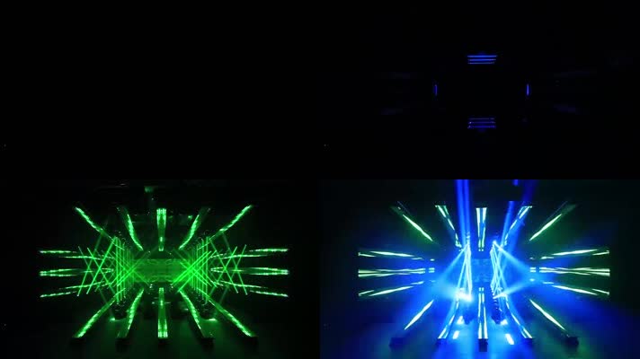 舞台灯光秀3D激光秀视频素材