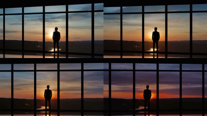 白领看窗外 公司 大气商业