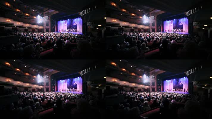 观众鼓掌 剧场 大剧院 观众 演出