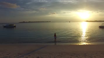 4K马尔代夫休闲度假旅游宣传片素材