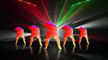 星光SHE经典歌曲劲歌炫舞动感舞台led背景