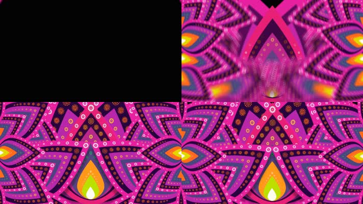 时尚 万花筒 变幻 舞台背景 