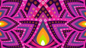 时尚 万花筒 变幻 舞台背景 