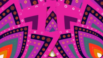 时尚 万花筒 变幻 舞台背景 