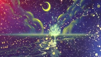 摇滚卡农优美音乐舞台背景