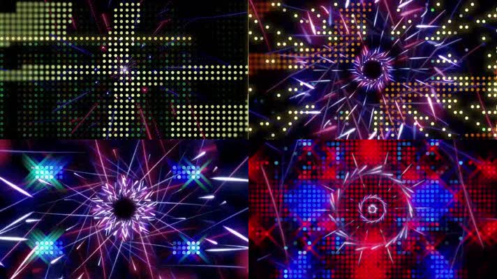 极品跑马灯排灯舞台背景