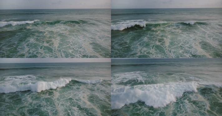 4K大海海浪实拍