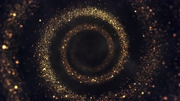 金色粒子隧道 变幻 舞台背景 