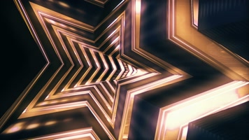 金色炫光隧道穿梭