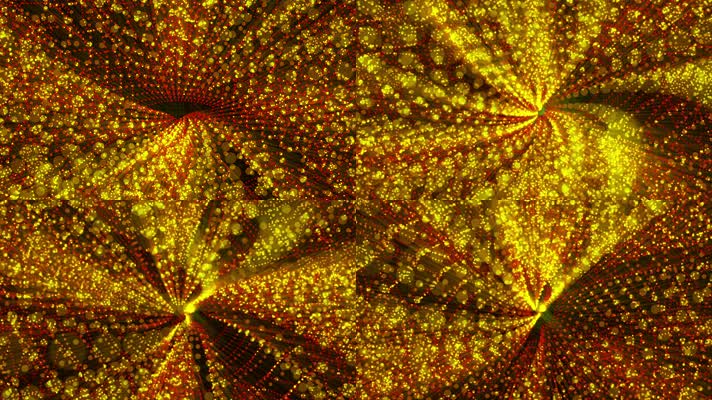 金色粒子隧道 变幻 舞台背景 