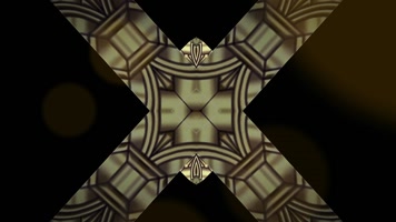 金色万花筒 花纹 时尚 