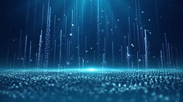 抒情粒子舞台背景循环