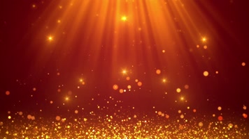 大气光效金色舞台背景循环