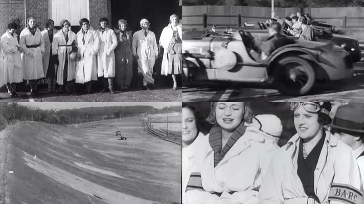 30年代法国赛车场比赛
