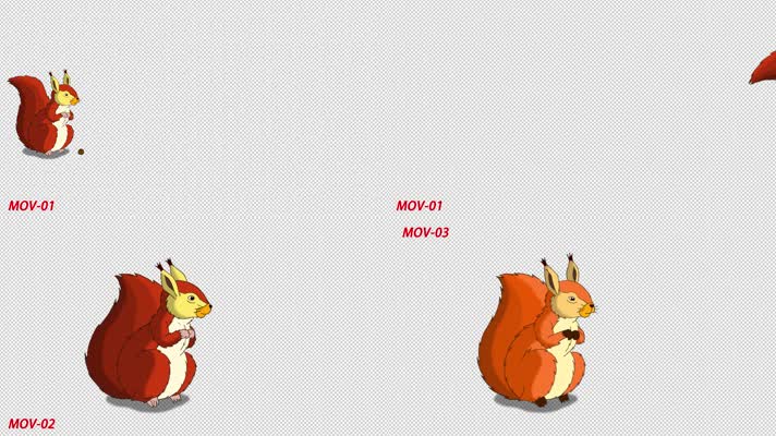 MG卡通动漫卡通松鼠少儿节目动画元素