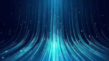 梦幻舞台蓝色粒子背景循环