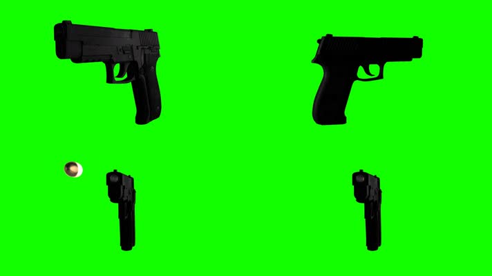 【4K】手枪射击