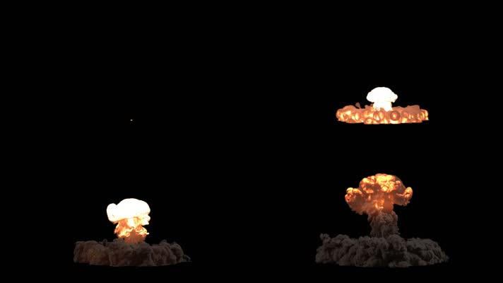 【HD】战场爆炸蘑菇云05