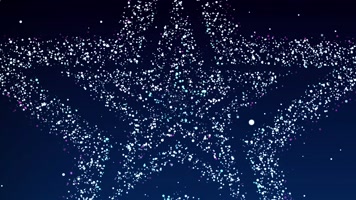 五角星星空粒子背景舞台循环 五角星星空粒子背景舞台循环