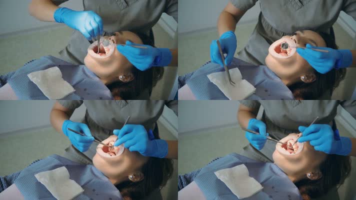 儿童看牙科 儿科牙医 牙科手术  