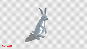 带通道卡通动漫卡通兔子MG少儿节目动画元素