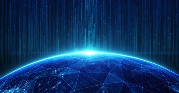 科技地平线光线上升