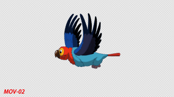 带通道MG卡通动漫卡通红鹦鹉少儿节目动画