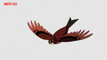 MG动漫卡通麻雀小鸟少儿节目动画元素