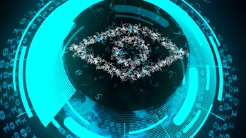 科技UI视觉信息数据眼睛