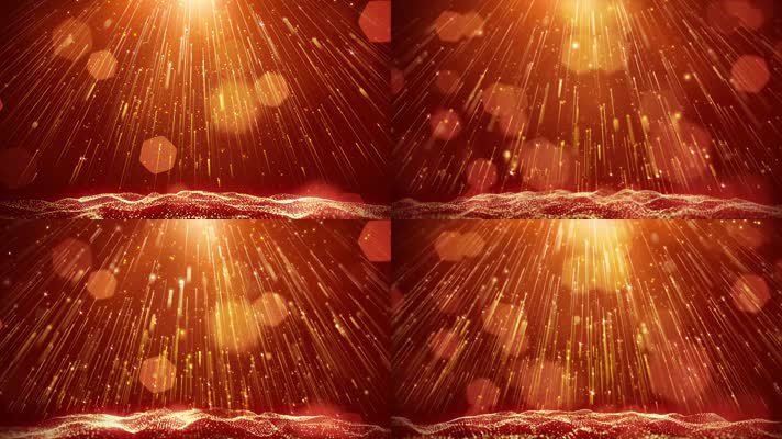 旋转粒子空间背景循环